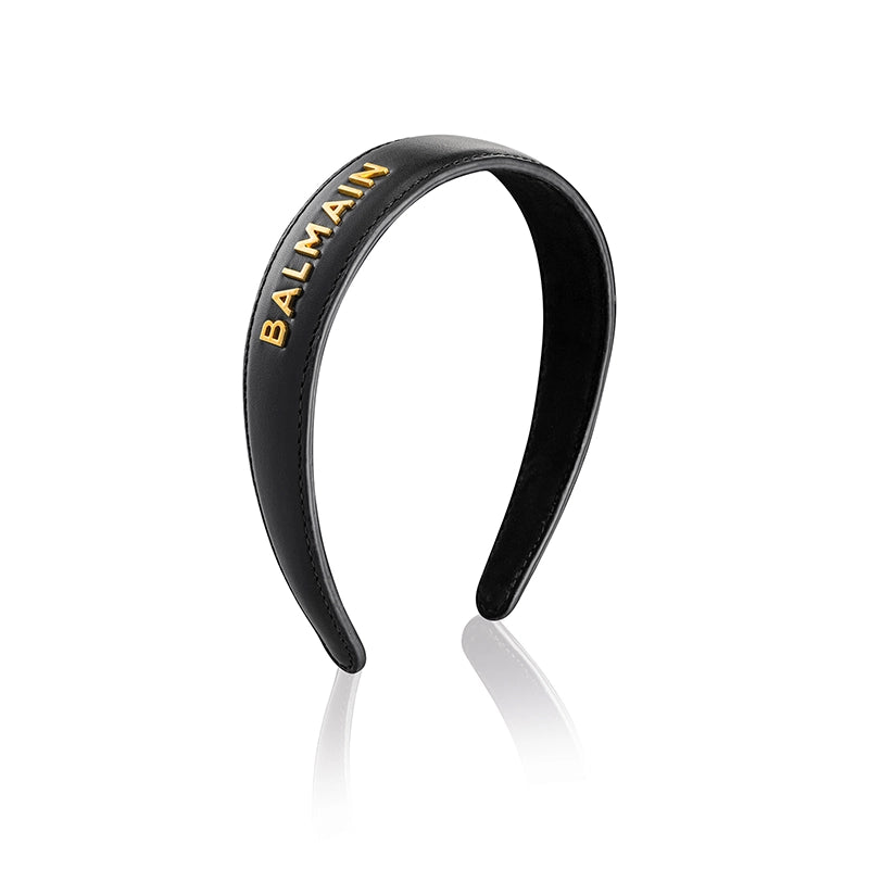 Black Leather Headband