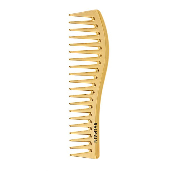 Gekamde stylingkam met 14-karaats gouden plating